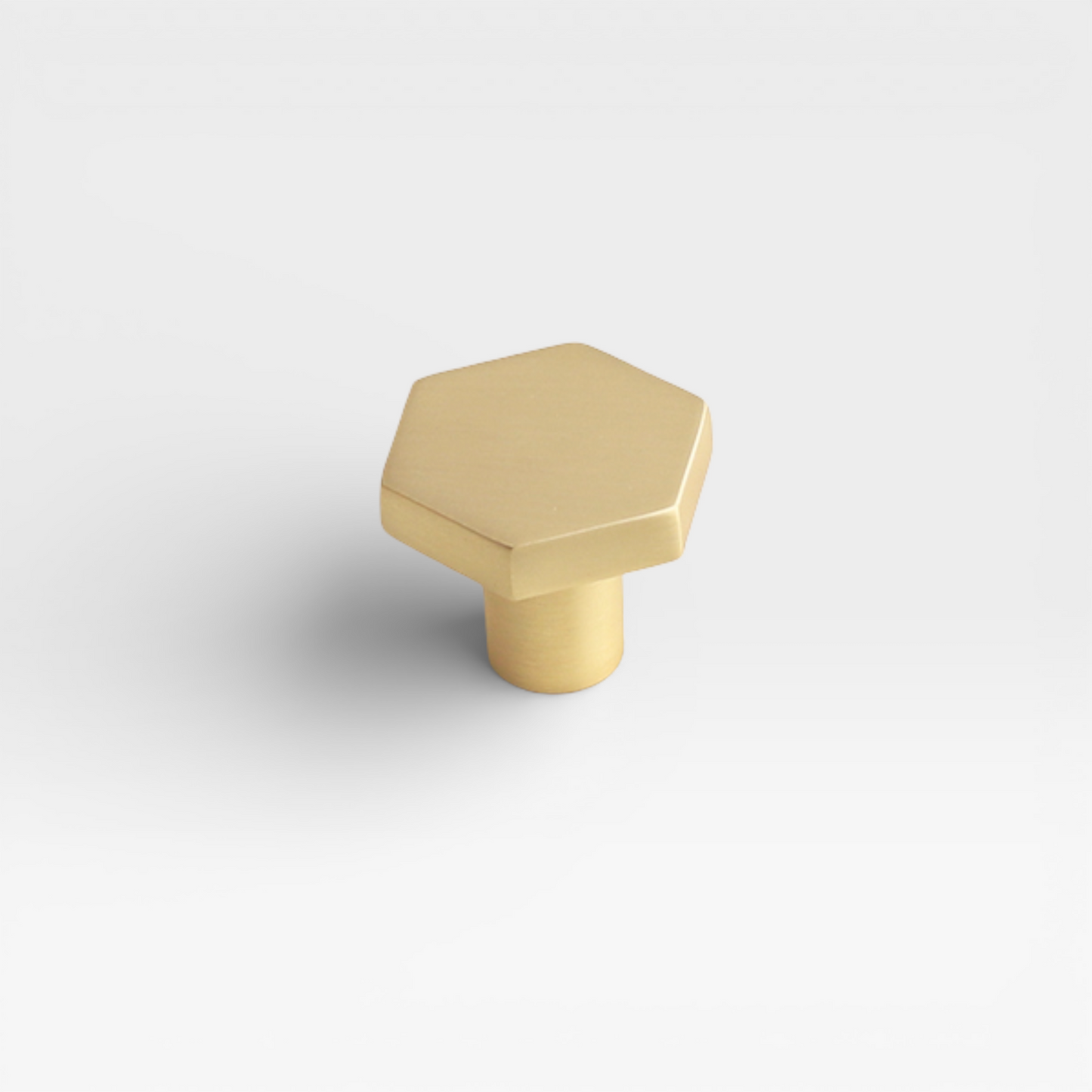 Brushed Brass Jolla 30mm knob by Plook Design - rounded drawer and cabinet knob