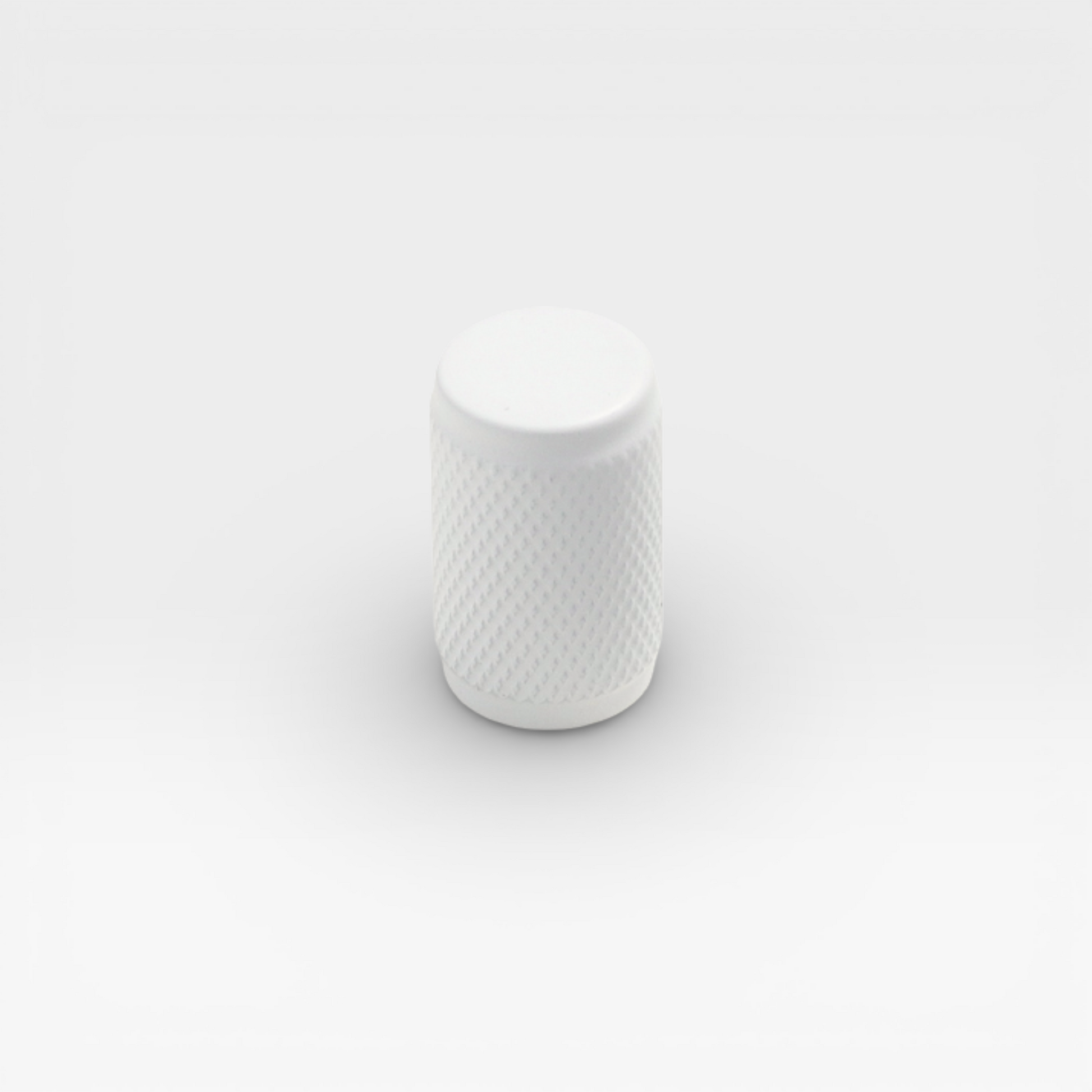 Matte White GG 12mm knob by Plook Design - micro drawer and cabinet knob