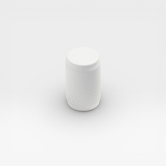 Matte White GG 12mm knob by Plook Design - micro drawer and cabinet knob