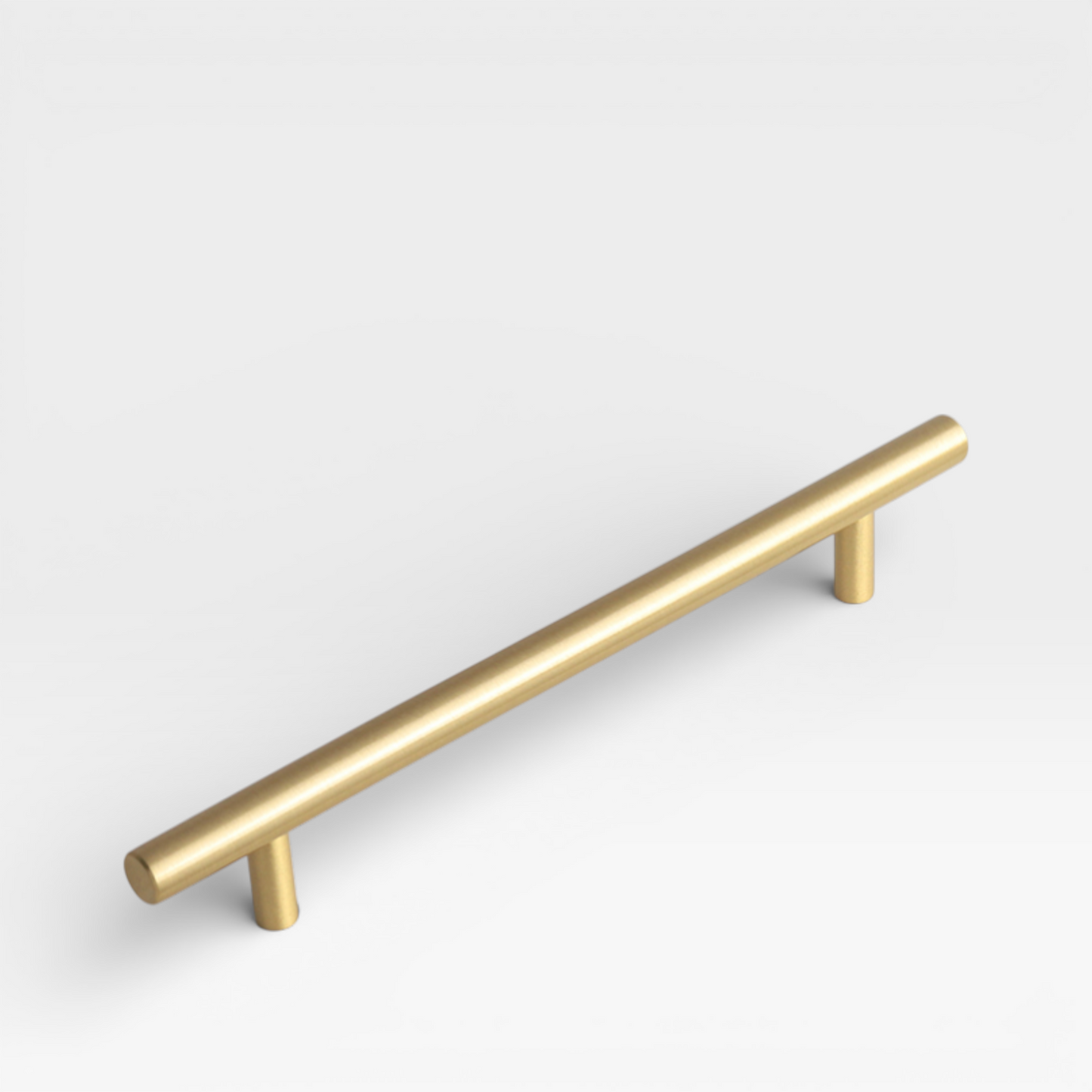 Brass Moo 192mm cabinet handle by Plook Design - artisan kitchen hardware