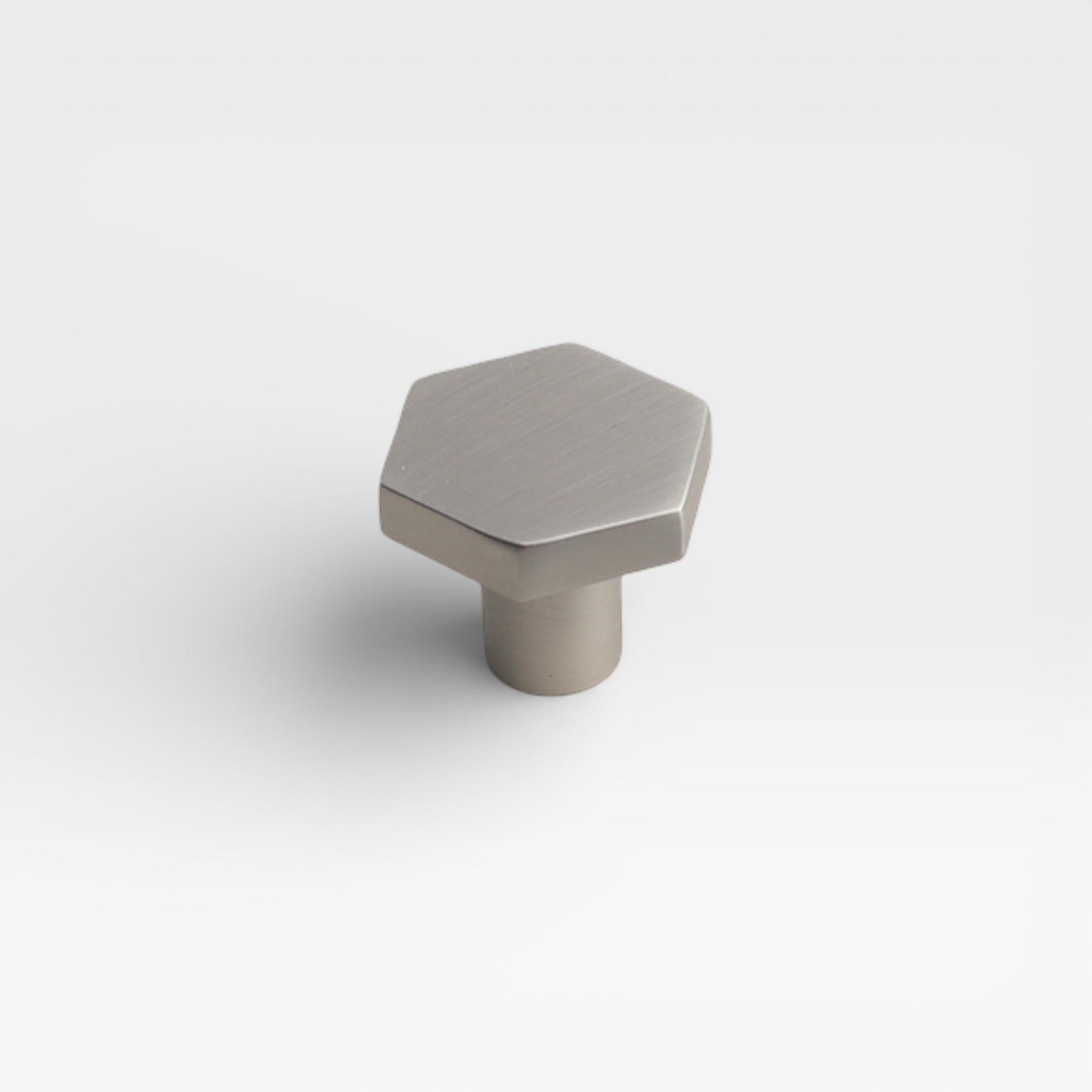 Brushed Nickel Jolla 30mm knob by Plook Design - rounded drawer and cabinet knob