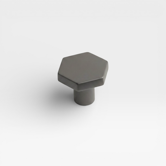 Matte Black Jolla 30mm knob by Plook Design - rounded drawer and cabinet knob