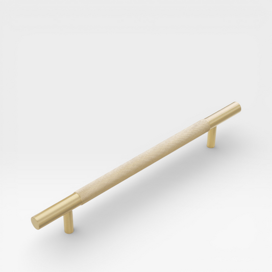 Brass Bears 192mm cabinet handle by Plook Design - industrial kitchen hardware