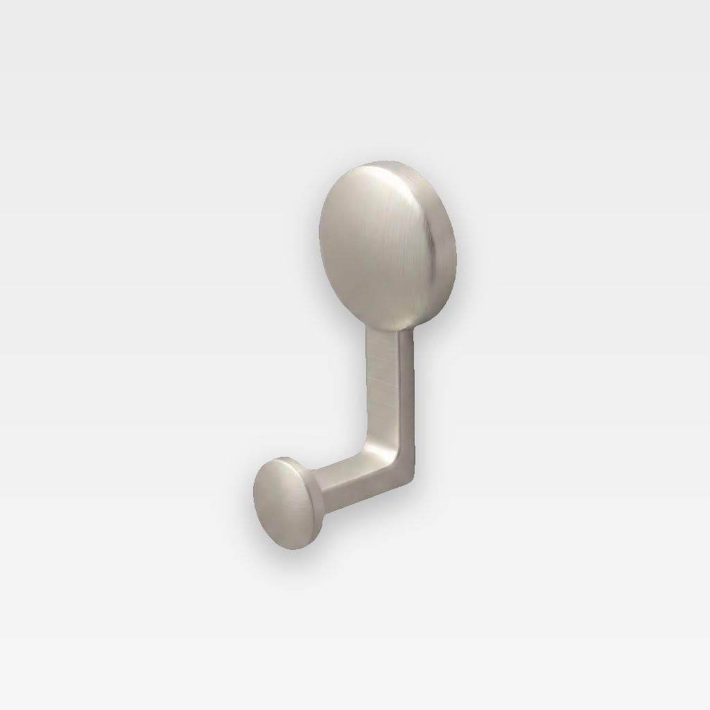 Brushed Nickel Modern Hook - Olo Range