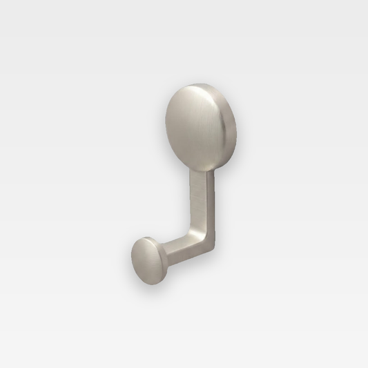 Brushed Nickel Modern Hook - Olo Range