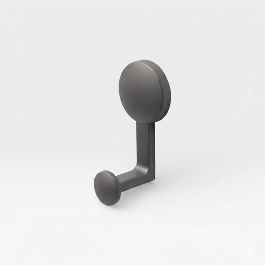 Grey Olo wall hook by Plook Design - statement hook for hallways